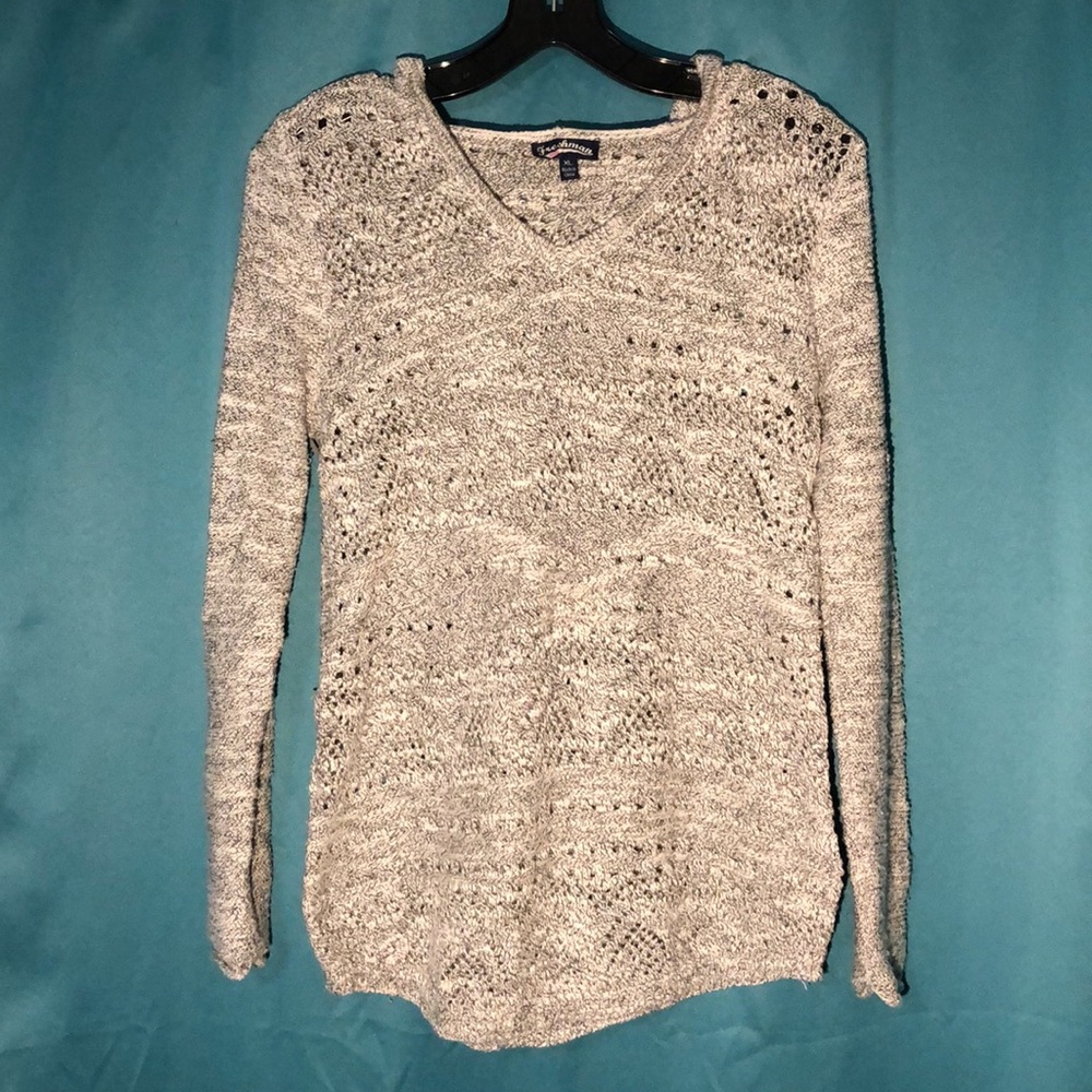 “Freshman” sweater with hood